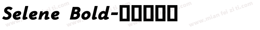 Selene Bold字体转换